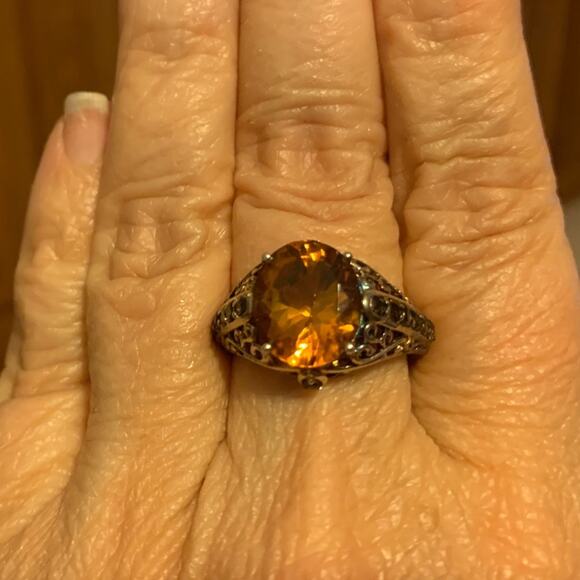 Santa Ana Madeira Citrine, Brazilian smoky quartz - Picture 4 of 5
